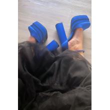 Sandalias plataforma azul  (precio exclusivo web)