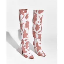 Botas rosadas cow print  (producto en venta final)