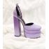 Sandalias de plataforma lila (precio exclusivo web)