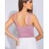 Blusa básica  de tirantes lila 