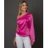 Blusa bare shoulder magenta (producto en venta final)