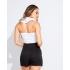 Crop top tie back blanco (producto en venta final)