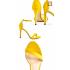 Sandalias amarillas cuero (producto en venta final)
